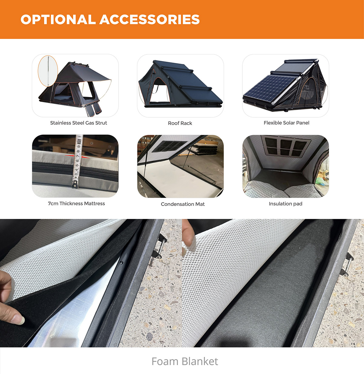 car roof tent optional accessories1